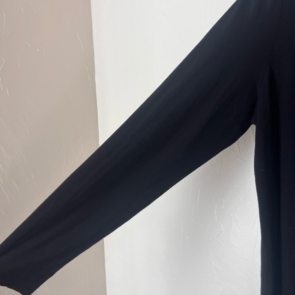Eileen Fisher black duster cardigan size L - Picture 3 of 7